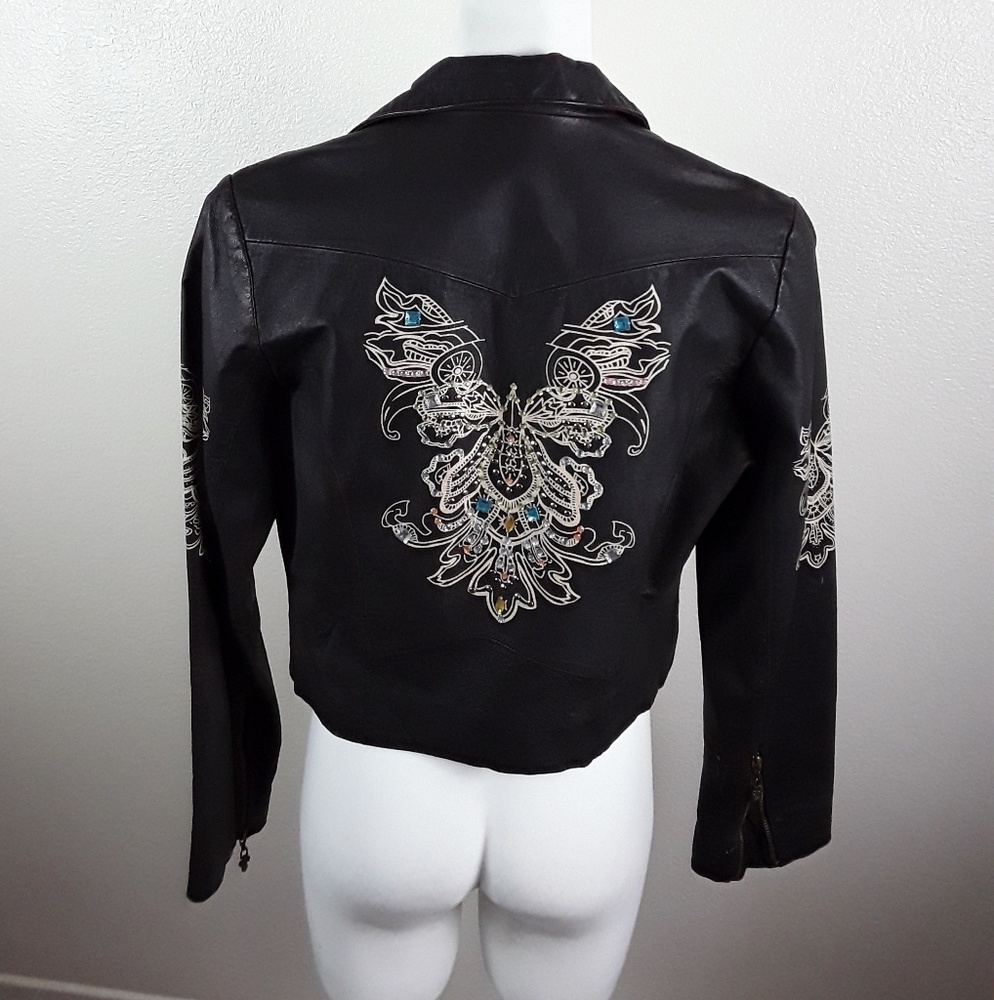 Wilsons Rock and Roll Leather Motorcycle Jacket